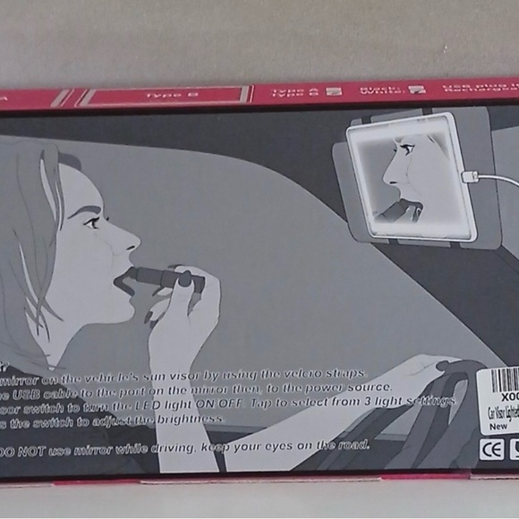 Mirror LED Light Visor Vanity-NWT - Picture 2 of 3